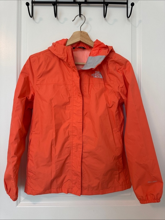 The North Face Other - Girls The North Face Bright Orange Hooded Windbreaker Youth Large